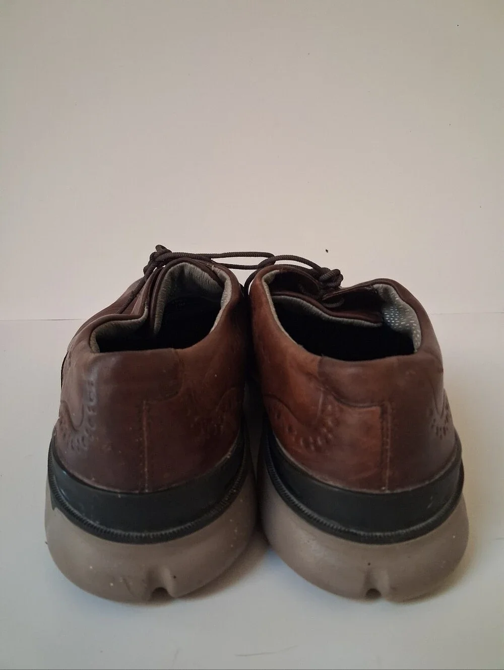 Johnston & Murphy Smart Degree Waterproof Brown Leather Wingtip Oxfords Men's
